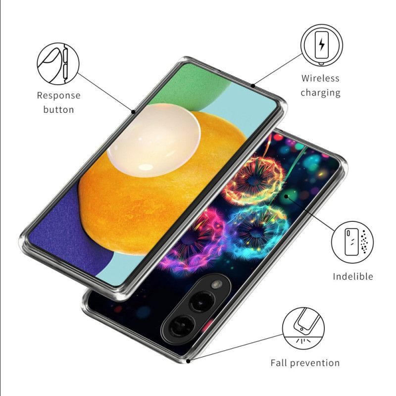 Hülle Samsung Galaxy S25 5g Edge Bunte Löwenzahnblüten
