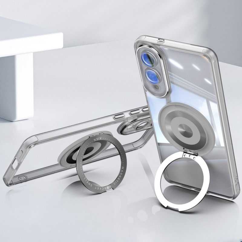 Hülle Samsung Galaxy S25 5g Edge Drehbarer Halter Und Objektivschutz