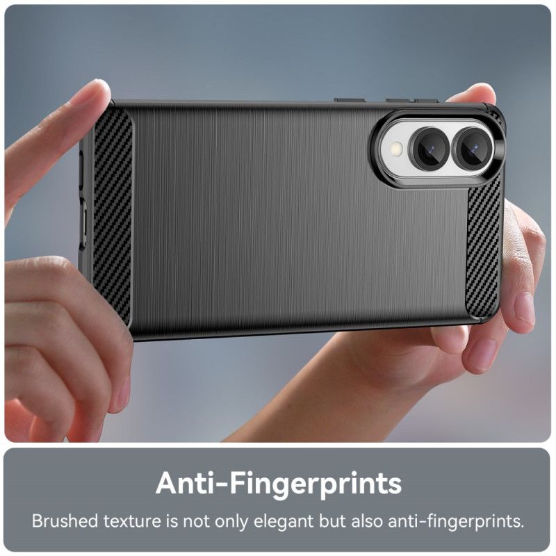 Hülle Samsung Galaxy S25 5g Edge Gebürstete Kohlefaser
