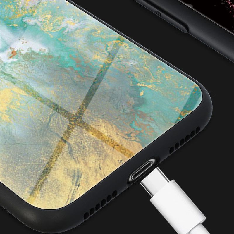 Hülle Samsung Galaxy S25 5g Edge Gehärtetes Marmorglas