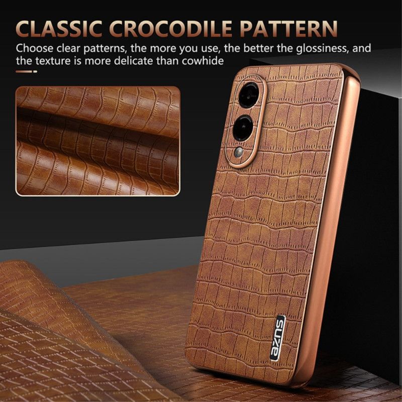Hülle Samsung Galaxy S25 5g Edge Handyhülle Azns Krokodil-optik