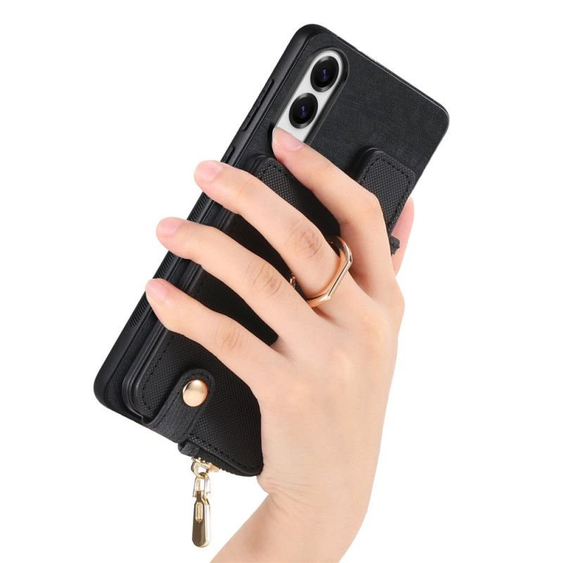 Hülle Samsung Galaxy S25 5g Edge Handyhülle Brieftasche & Ständer