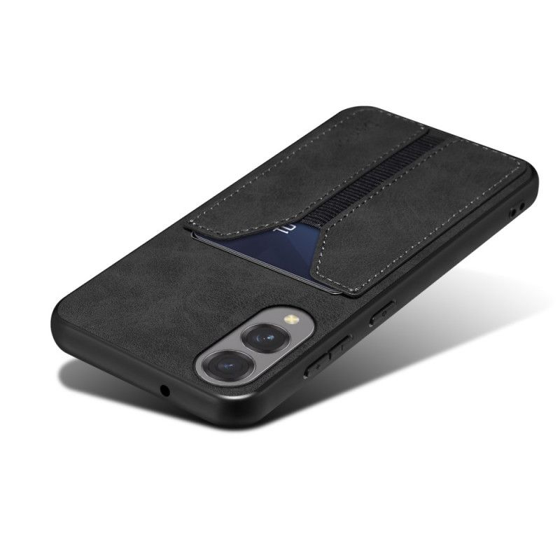 Hülle Samsung Galaxy S25 5g Edge Handyhülle Elastischer Kartenhalter