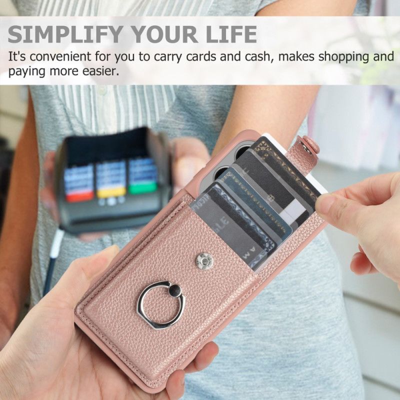 Hülle Samsung Galaxy S25 5g Edge Handyhülle Ring- Und Kartenhalter