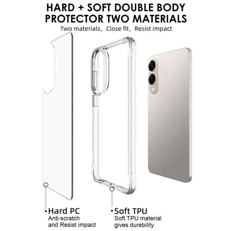 Hülle Samsung Galaxy S25 5g Edge Handyhülle Verstärktes Klarglas