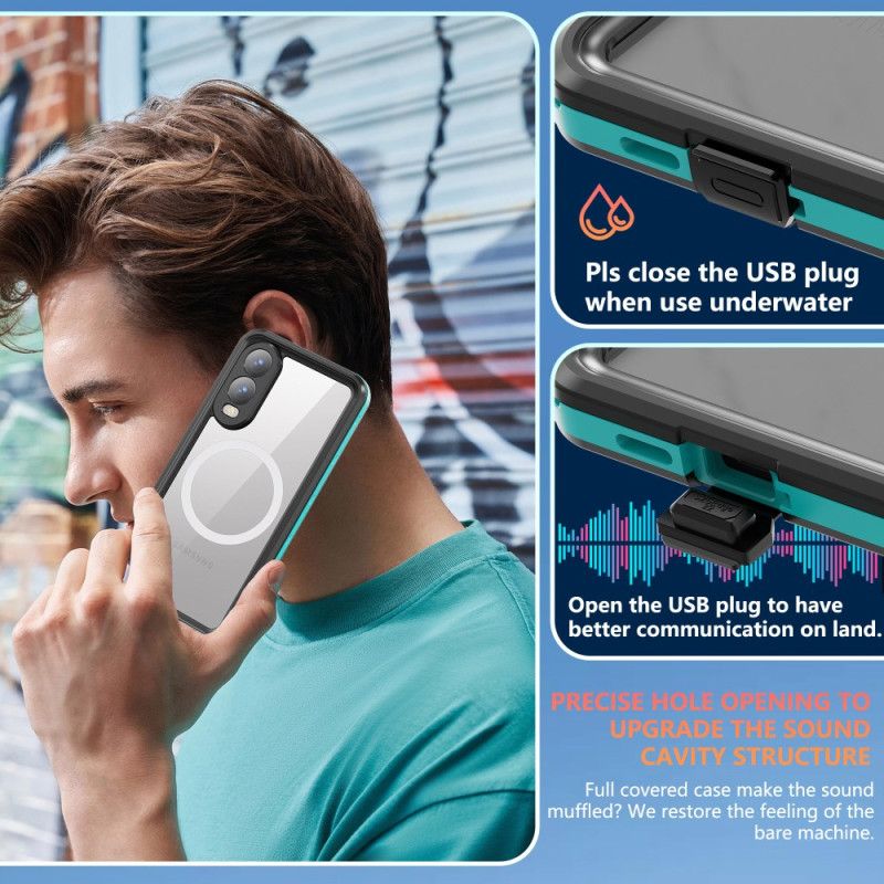 Hülle Samsung Galaxy S25 5g Edge Wasserdichter Magsafe-kompatibler Redpepper