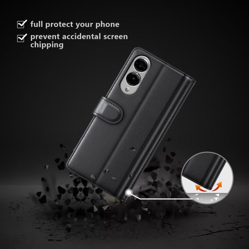 Lederhüllen Für Samsung Galaxy S25 5g Edge Echtleder