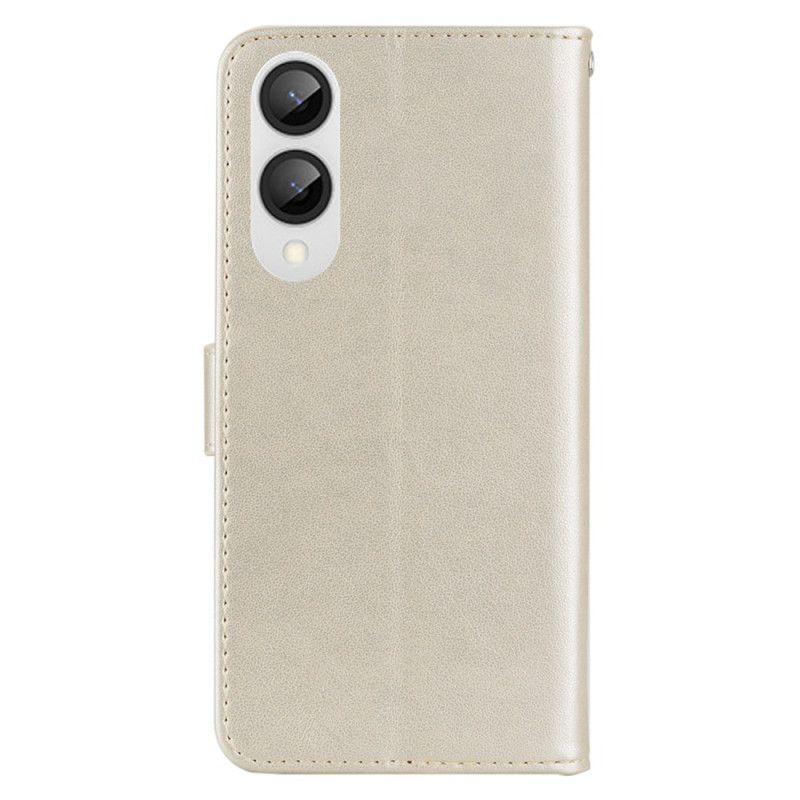 Lederhüllen Für Samsung Galaxy S25 5g Edge Eule Und Anhänger