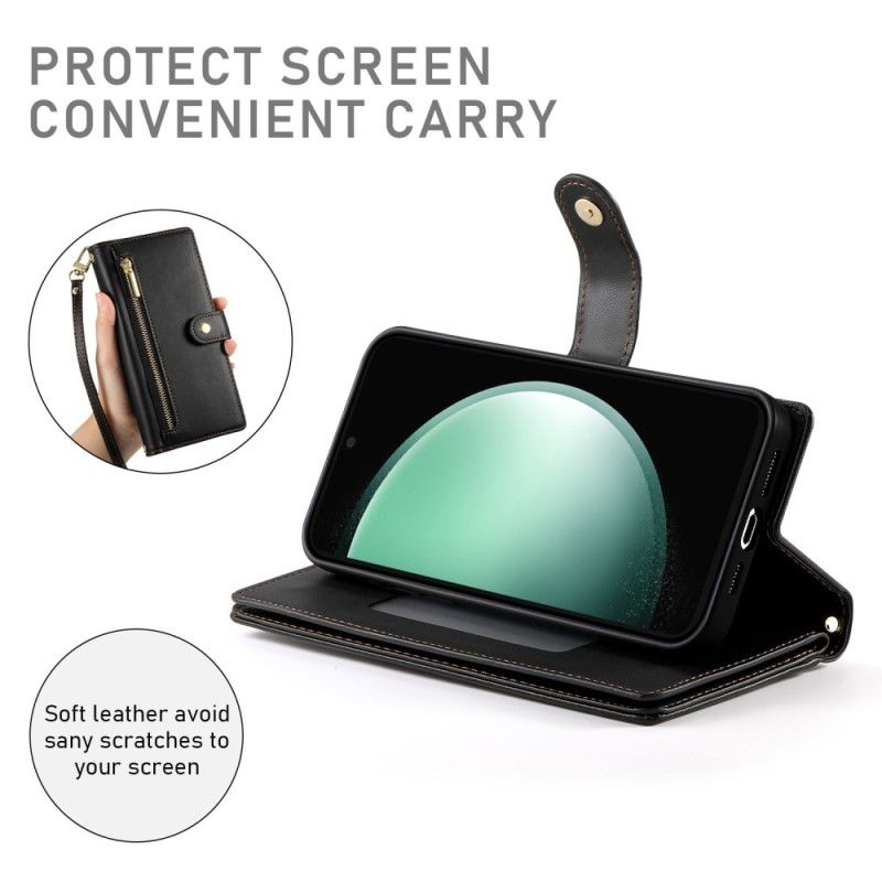 Lederhüllen Für Samsung Galaxy S25 5g Edge Geldbörse Mit Riemen