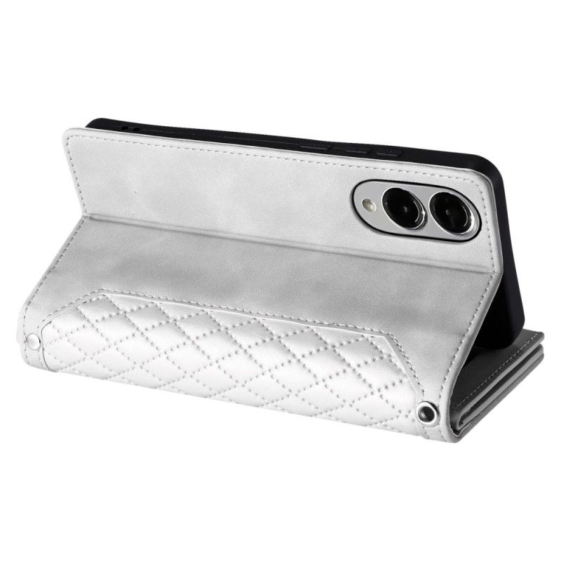 Lederhüllen Für Samsung Galaxy S25 5g Edge Gesteppte Geldbörse