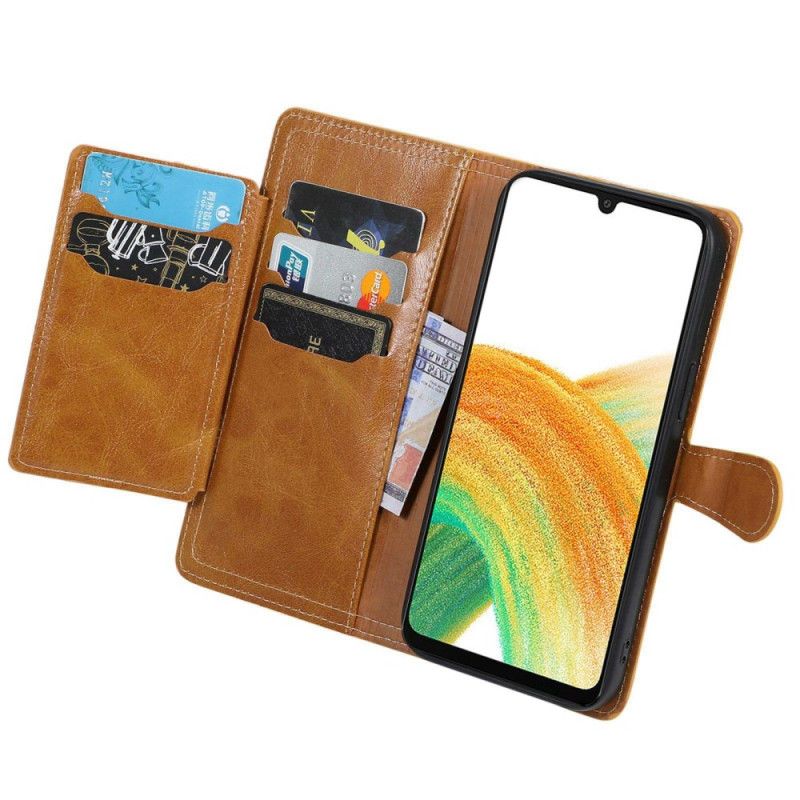 Lederhüllen Für Samsung Galaxy S25 5g Edge Reißverschluss Und Kartenhalter