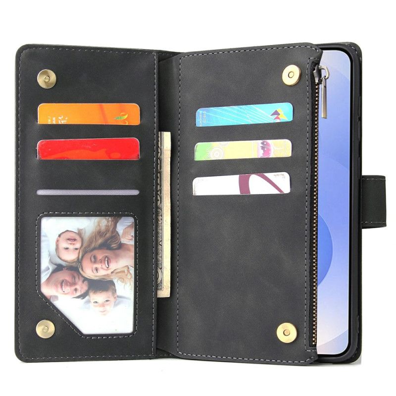 Lederhüllen Samsung Galaxy S25 5g Edge Geldbörse In Wildlederoptik