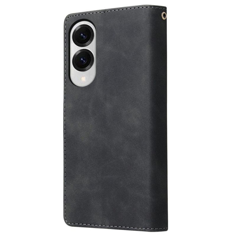 Lederhüllen Samsung Galaxy S25 5g Edge Geldbörse In Wildlederoptik