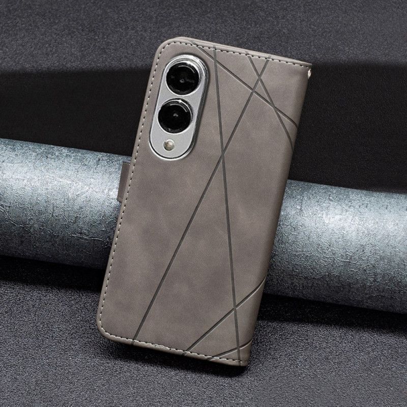 Lederhüllen Samsung Galaxy S25 5g Edge Geometrisches Muster Binfen Color