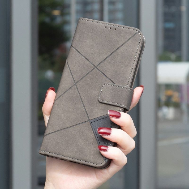 Lederhüllen Samsung Galaxy S25 5g Edge Geometrisches Muster Binfen Color