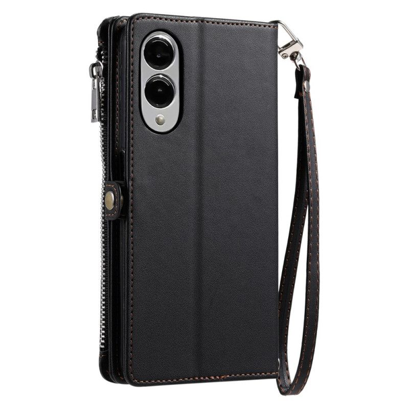 Lederhüllen Samsung Galaxy S25 5g Edge Handyhülle Ergonomische Handschlaufe