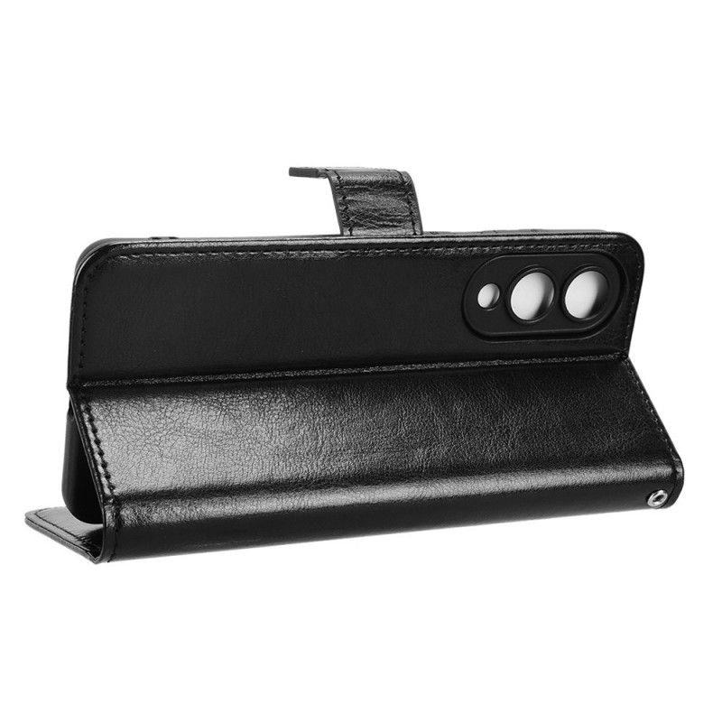 Lederhüllen Samsung Galaxy S25 5g Edge Handyhülle Glitzerndes Kunstleder