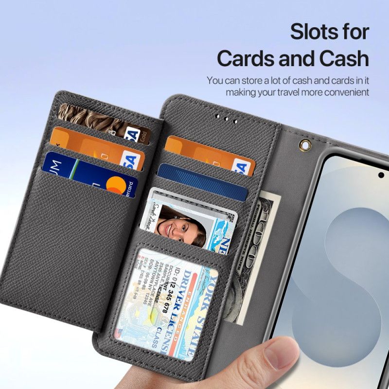 Lederhüllen Samsung Galaxy S25 5g Edge Handyhülle Lawa Series Dux Ducis