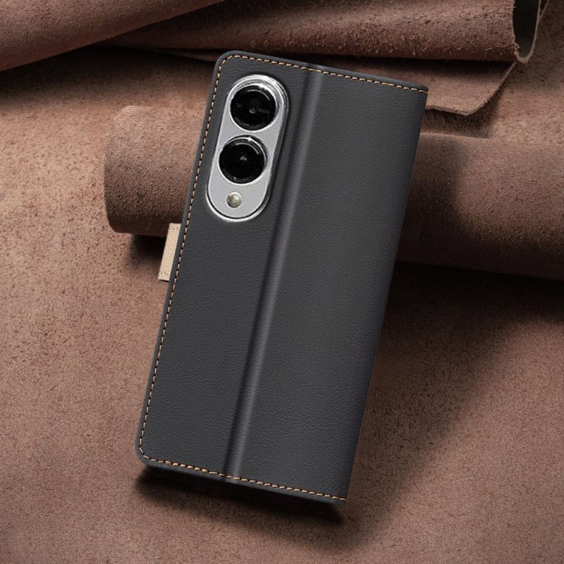 Lederhüllen Samsung Galaxy S25 5g Edge Handyhülle Zweifarbig Binfen Color