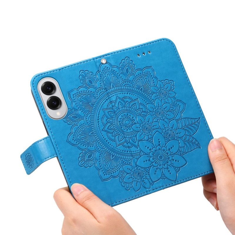 Lederhüllen Samsung Galaxy S25 5g Edge Mandala-print