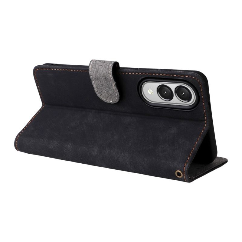 Lederhüllen Samsung Galaxy S25 5g Edge Rfid-schutz Mit Riemen