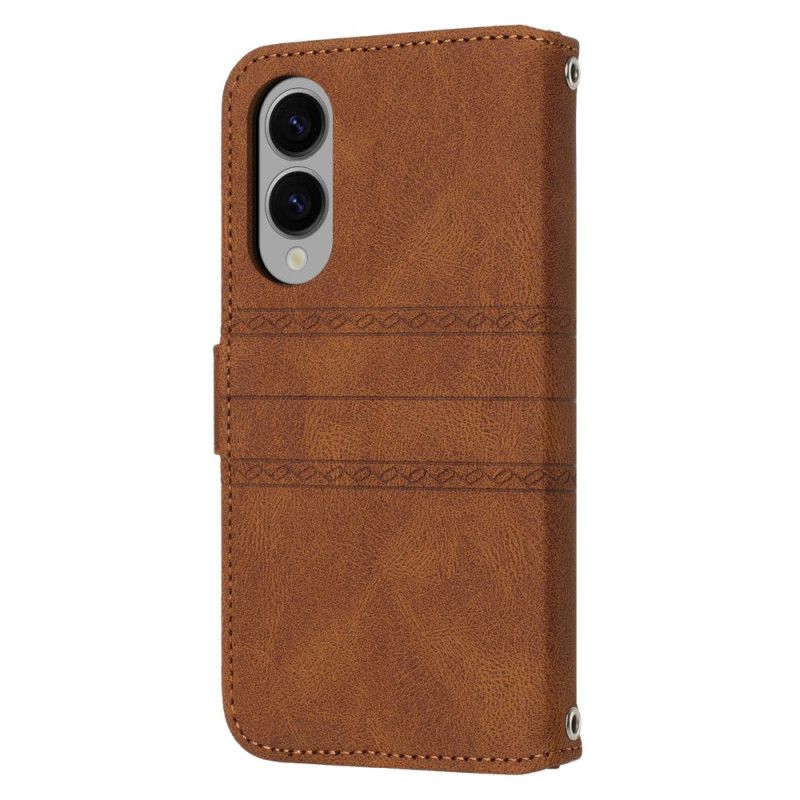 Lederhüllen Samsung Galaxy S25 5g Edge Riemenfries