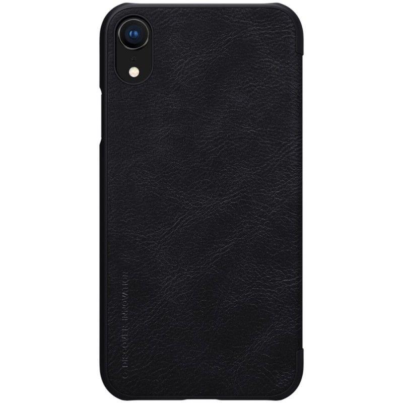 Flip Case iPhone XR Schwarz Nillkin-Qin-Reihe