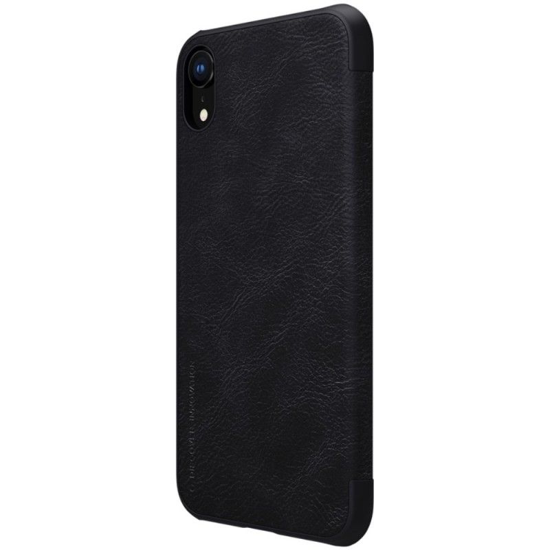 Flip Case iPhone XR Schwarz Nillkin-Qin-Reihe