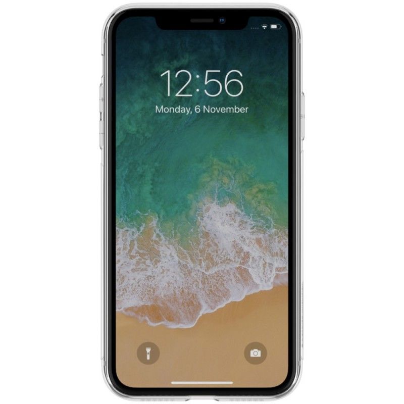 Hülle Für iPhone XR Grau Transparenter Nillkin