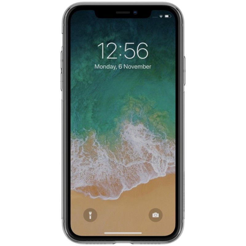 Hülle Für iPhone XR Grau Transparenter Nillkin