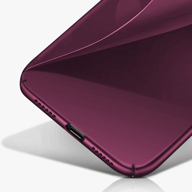 Hülle Für iPhone XR Schwarz Metallischer Effekt