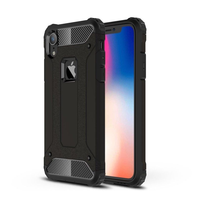 Hülle Für iPhone XR Schwarz Überlebender