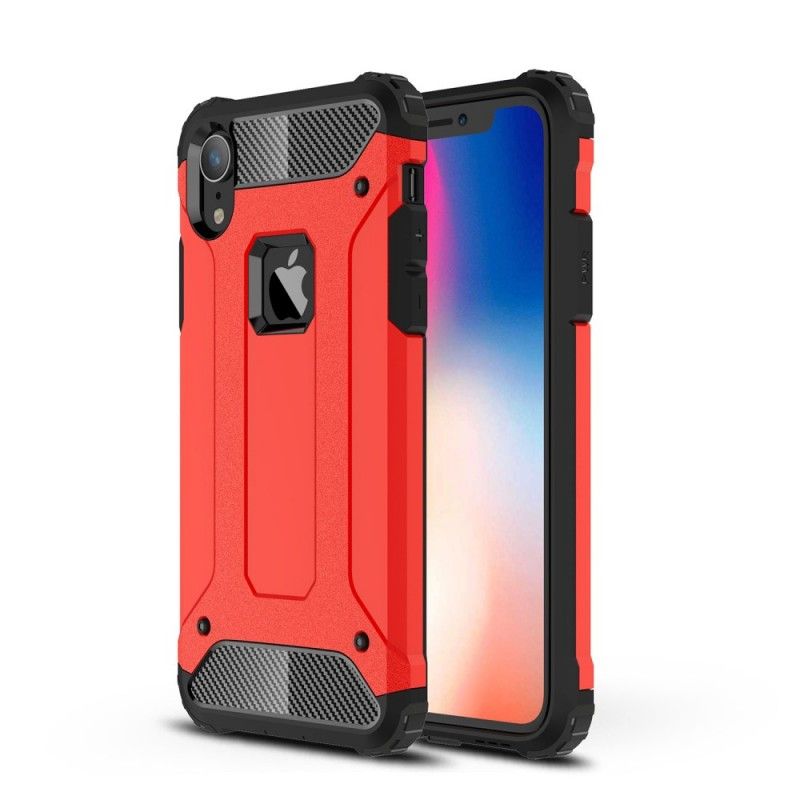 Hülle Für iPhone XR Schwarz Überlebender