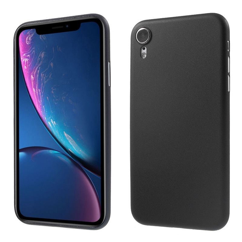 Hülle Für iPhone XR Schwarz Ultrafein Matt