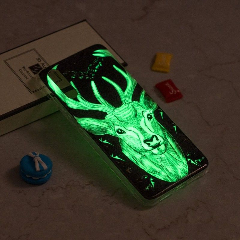 Hülle iPhone XR Fluoreszierender Majestätischer Hirsch