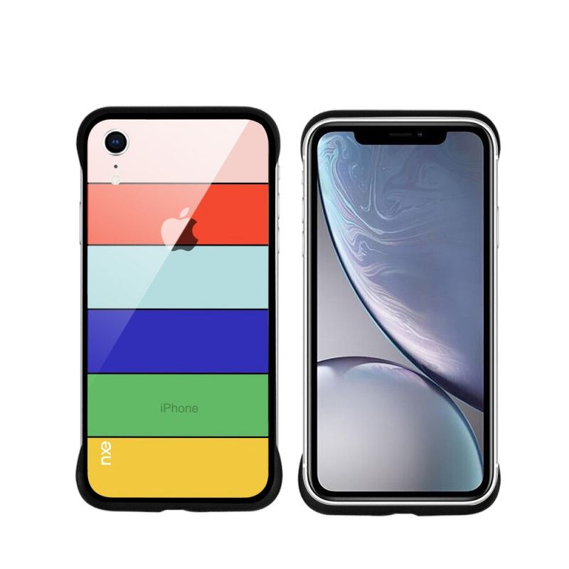 Hülle iPhone XR Gelb Nxe Regenbogenserie