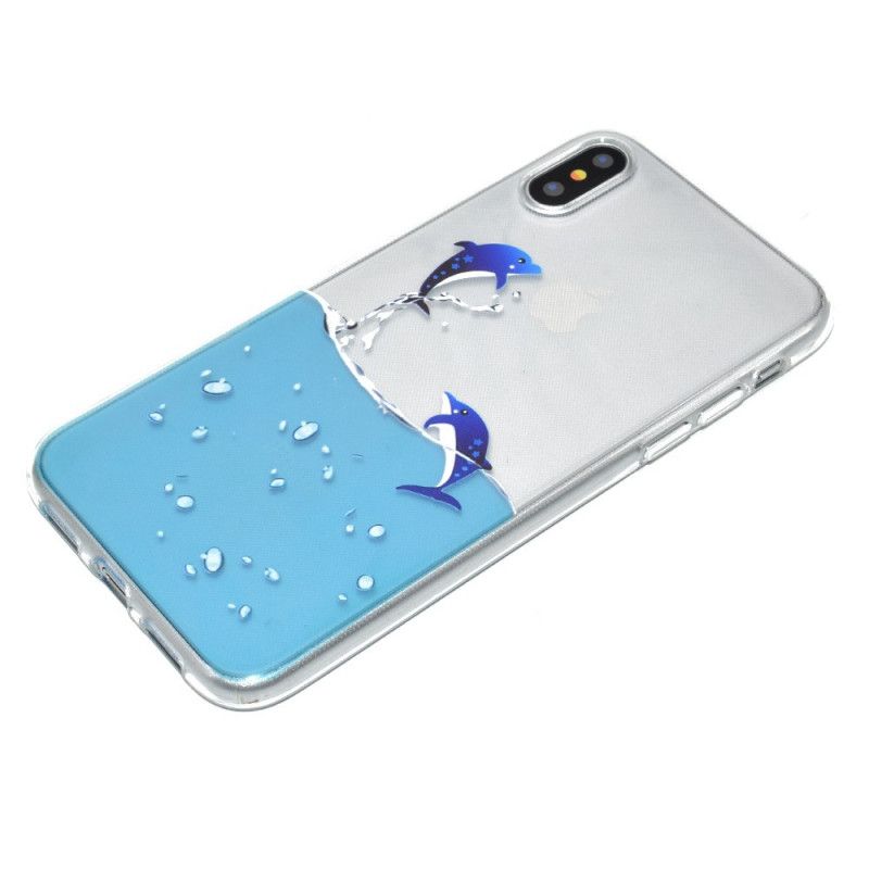 Hülle iPhone XR Handyhülle Delfinspiele