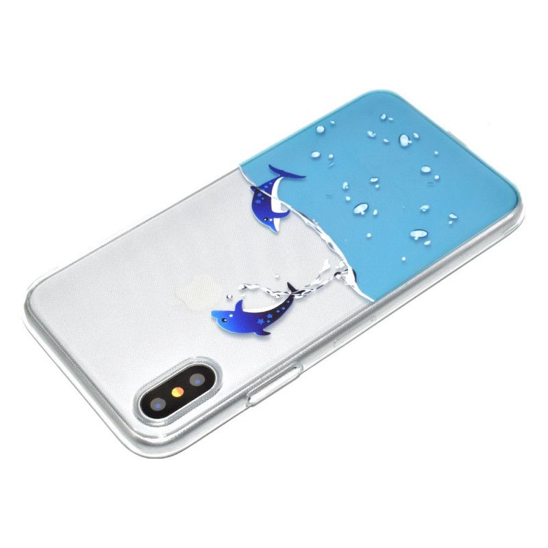 Hülle iPhone XR Handyhülle Delfinspiele
