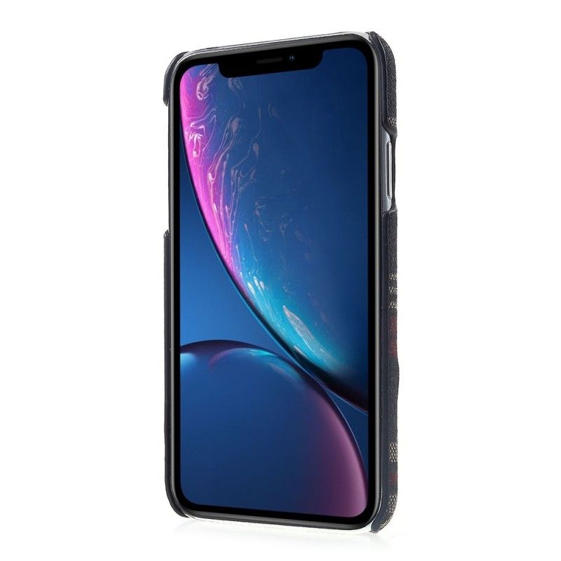 Hülle iPhone XR Handyhülle Karierter Stoff