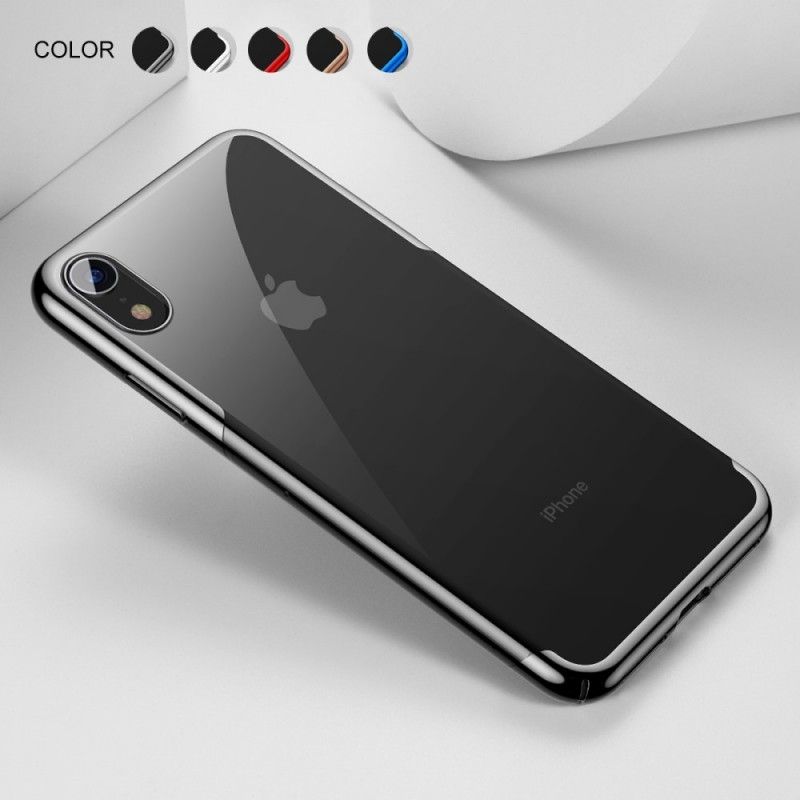 Hülle iPhone XR Hellblau Baseus Shining Series