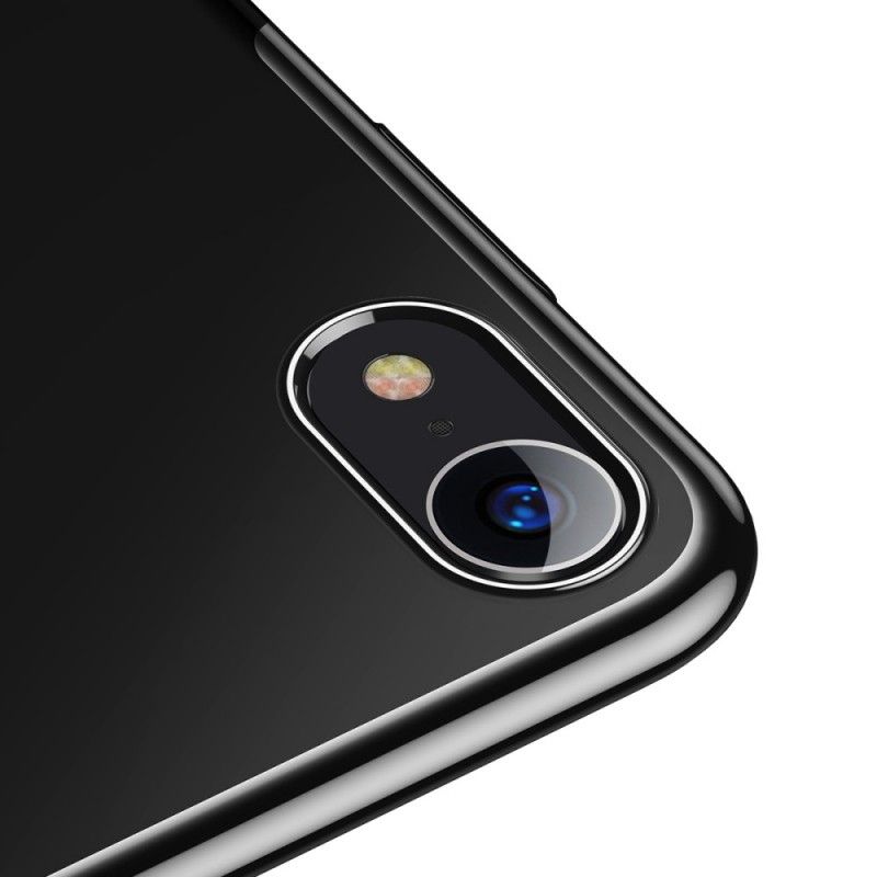 Hülle iPhone XR Hellblau Baseus Shining Series