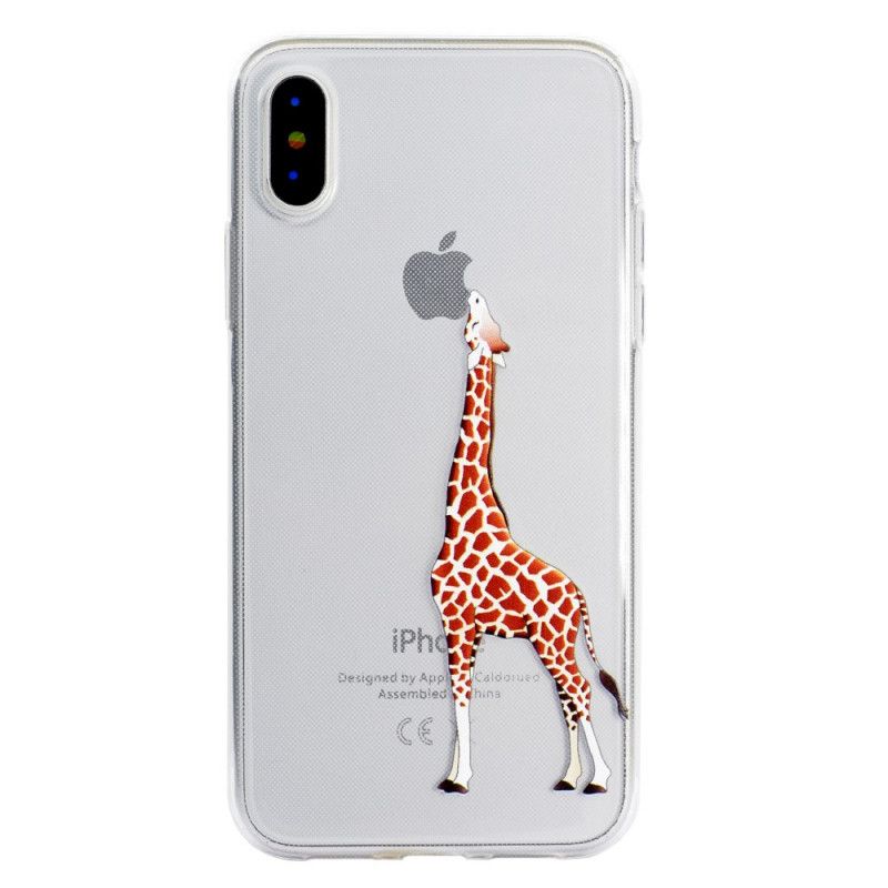 Hülle iPhone XR Logo-Giraffenspiele