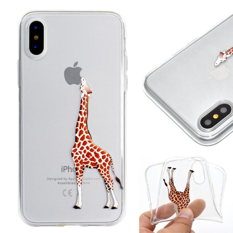 Hülle iPhone XR Logo-Giraffenspiele