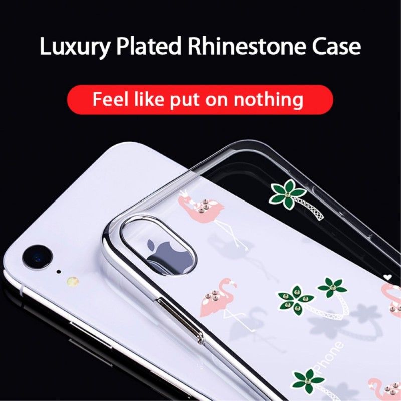 Hülle iPhone XR Rose Fruchtiger Kingxbar