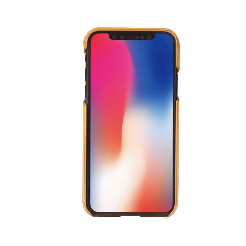 Hülle iPhone XR Rot Echtes Litschileder Aus Pierre Cardin