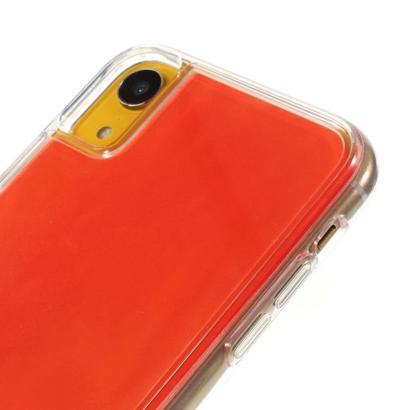 Hülle iPhone XR Rot Handyhülle Leuchtend