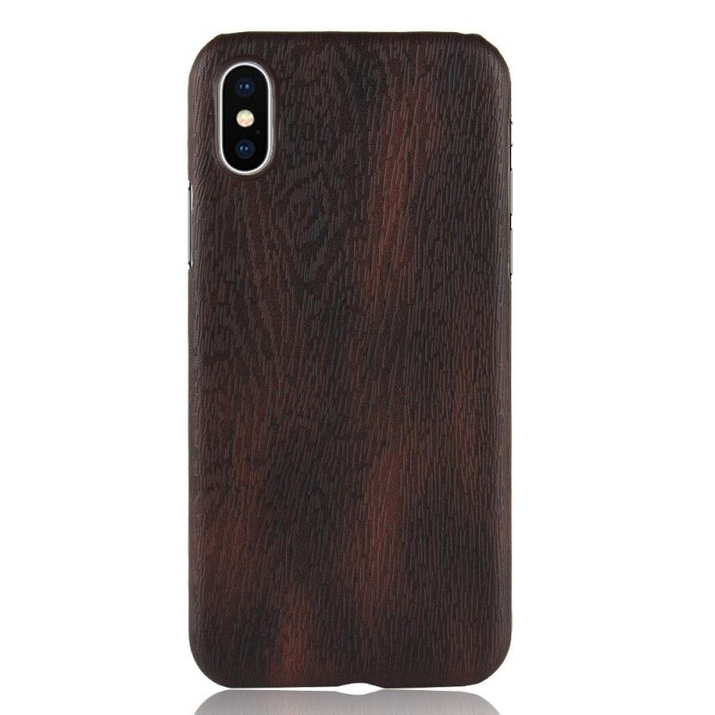 Hülle iPhone XR Schwarz Elementreihe Aus Holz