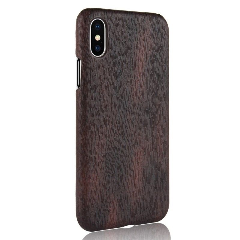 Hülle iPhone XR Schwarz Elementreihe Aus Holz