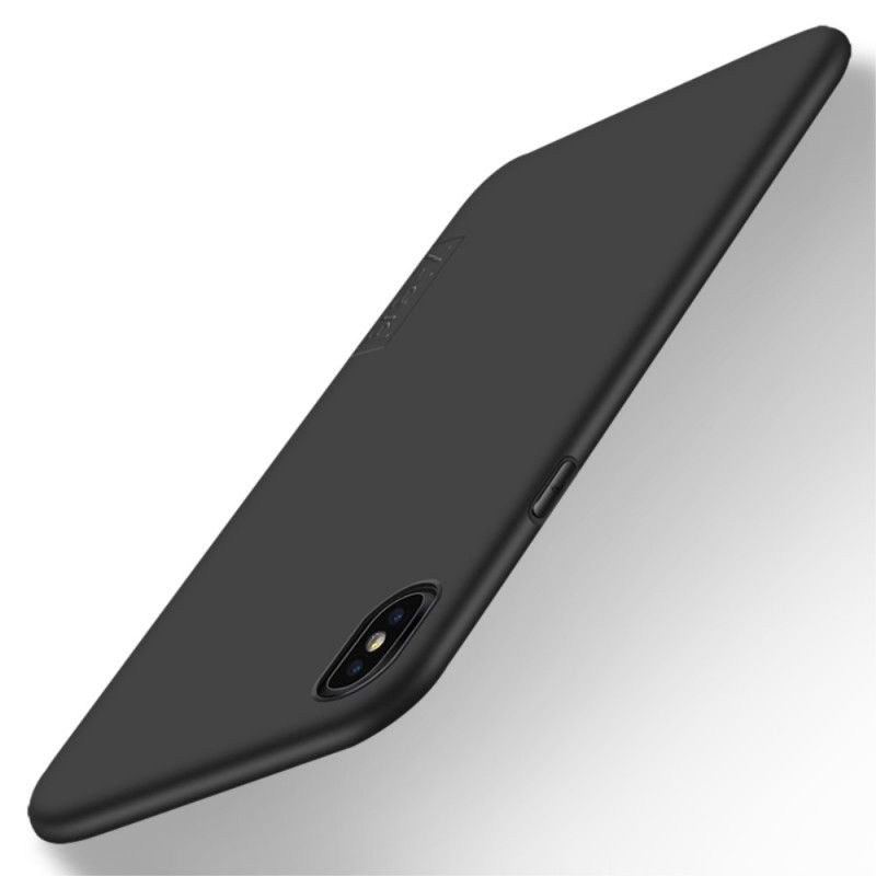 Hülle iPhone XR Schwarz Metallischer Effekt