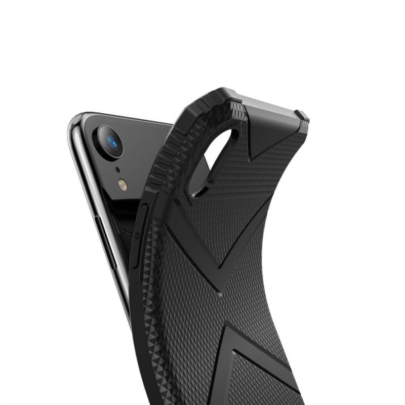 Hülle iPhone XR Schwarz Schild